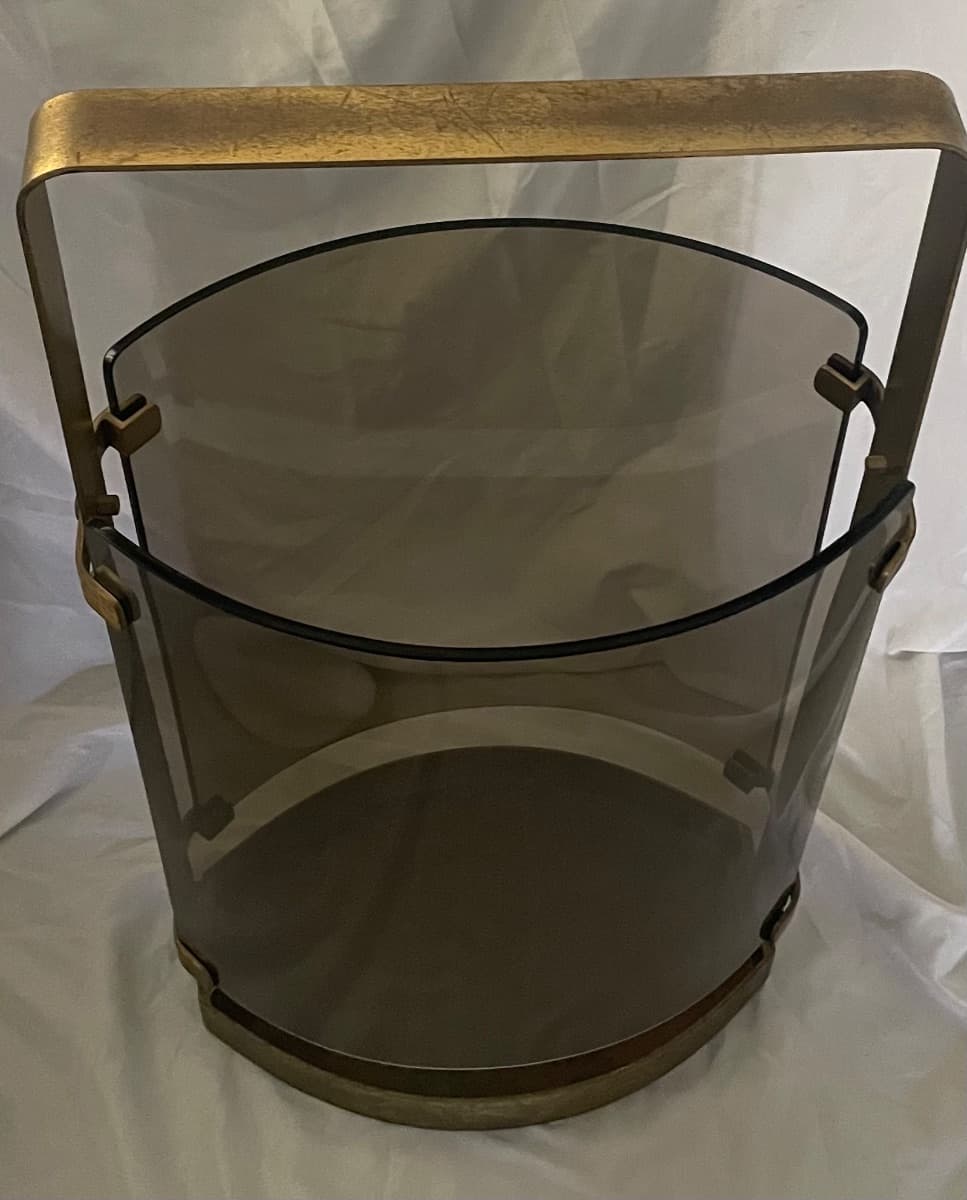 Max Ingrand-Italian 1960's Smokey Glass Umbrella Stand